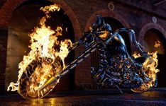 Ghost Rider - burning tyre
